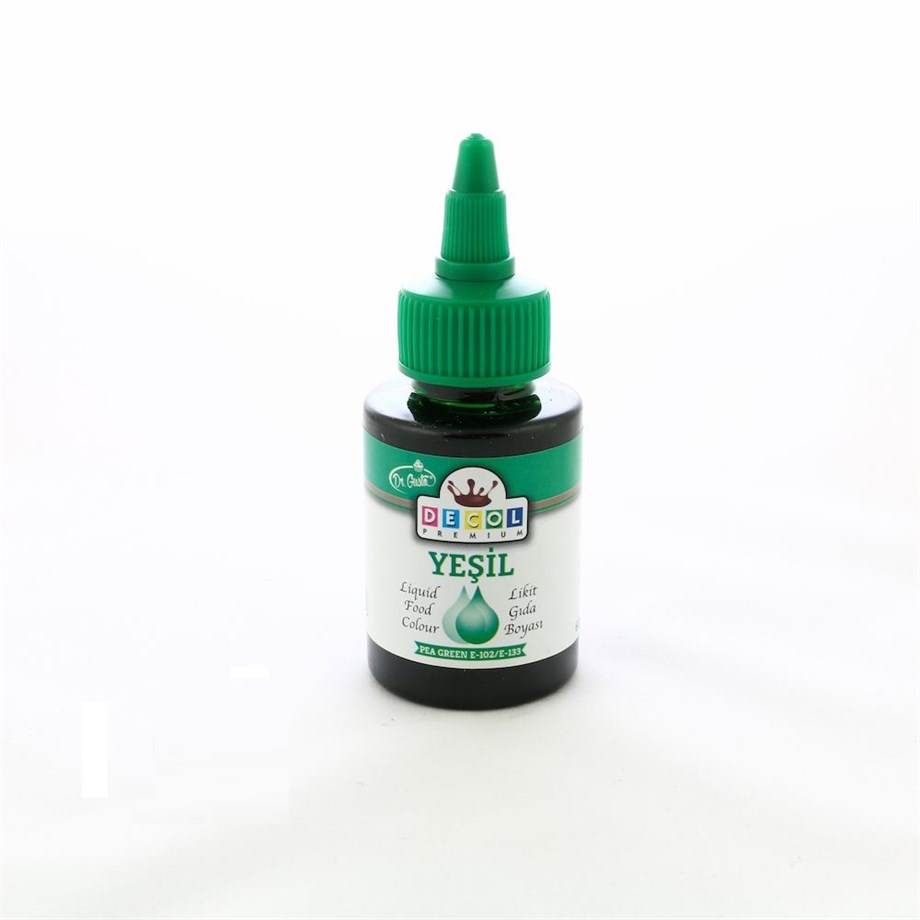 DECOL YEŞİL LIKIT GIDA BOYASI 60 GR