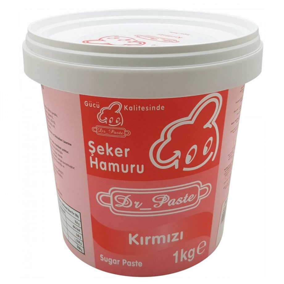 DR PASTE ŞEKER HAMURU KIRMIZI 1 KG