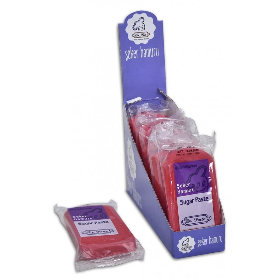 DR PASTE ŞEKER HAMURU KIRMIZI 200 GR