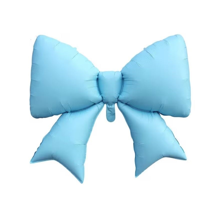 RETRO MAVİ KURDELE FOLYO BALON 0920 78X75 CM