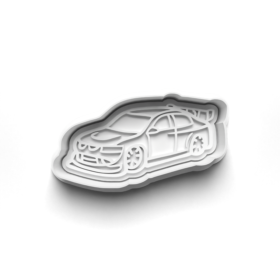 YARIŞ ARABALARI KURABİYE KALIBI KESİCİ VE DAMGASI 3D-0420_2