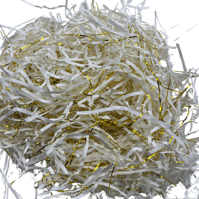 KIRPINTI KAĞIT BEYAZ GOLD ŞERİTLİ 100 GR
 BRS-4085
