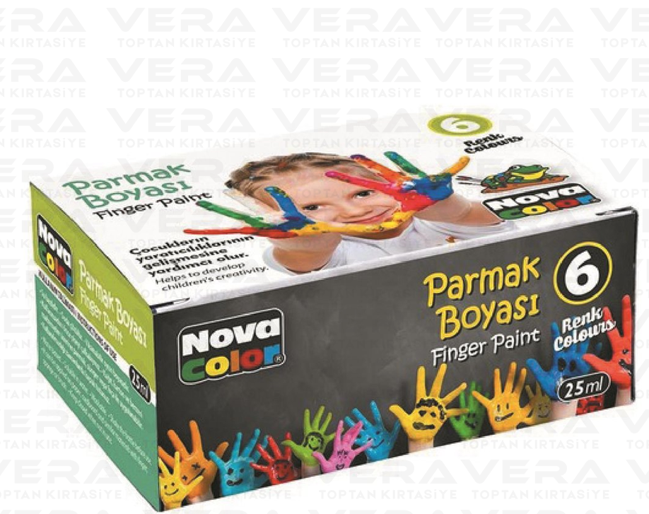 NOVA COLOR 25ML 6 LI PARMAK BOYASI 9932382