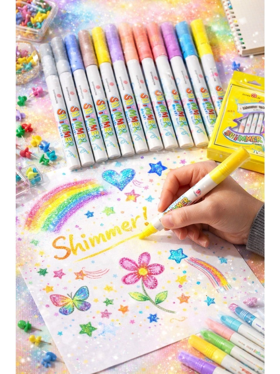 SİHİRLİ KALEM BRNS 12 Lİ GLOW