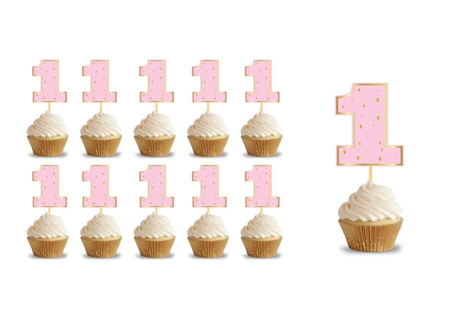 KÜRDAN ÖZEL TASARIM 1 YAŞ PEMBE 10 ADET BRS