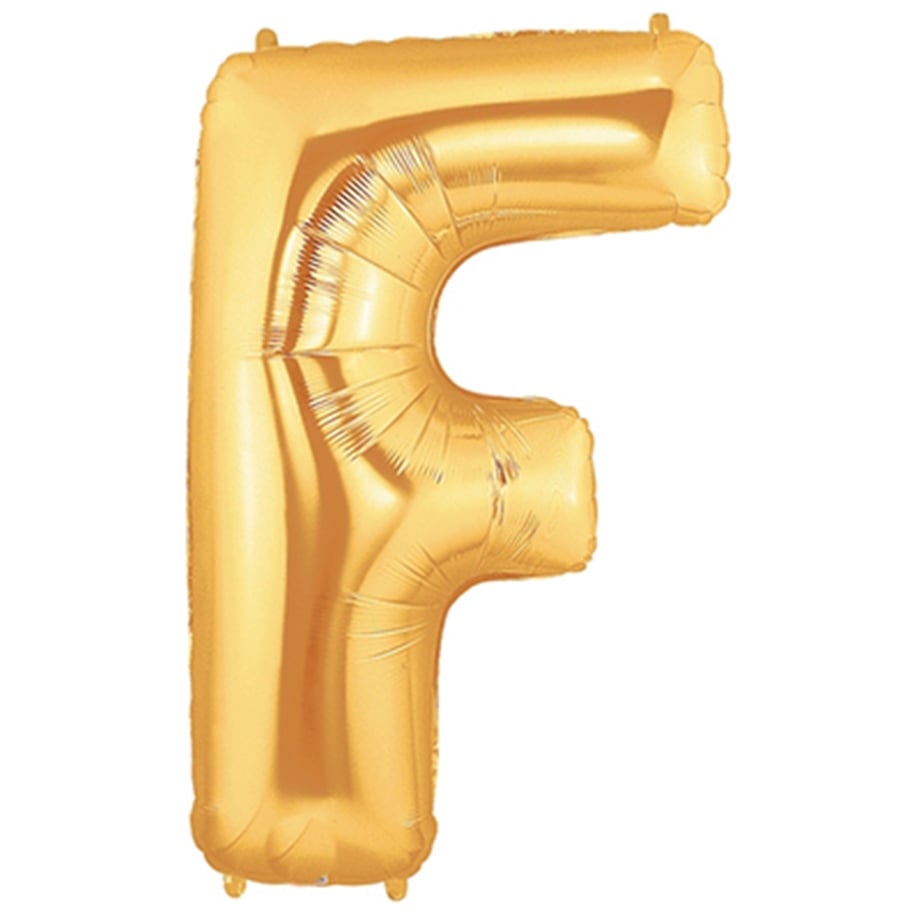 F GOLD 16 INCH FOLYO BALON