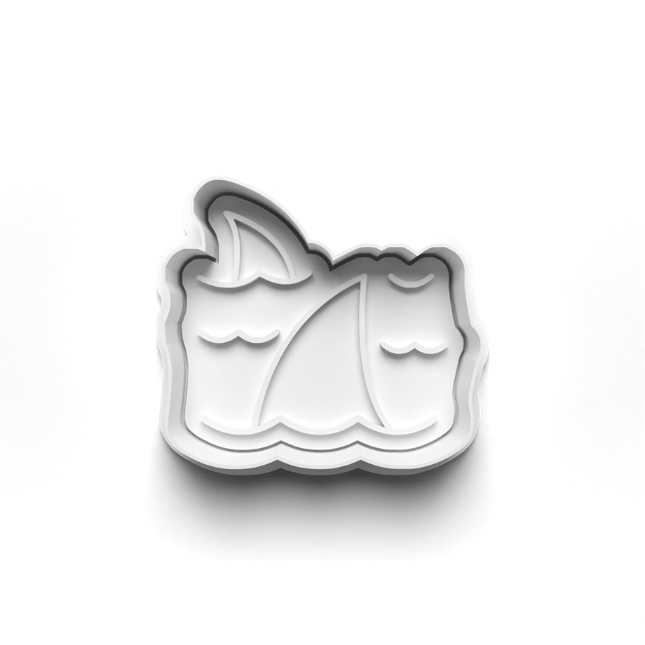 SHARKS KURABİYE KALIBI KESİCİ VE DAMGASI 3D-0358_2