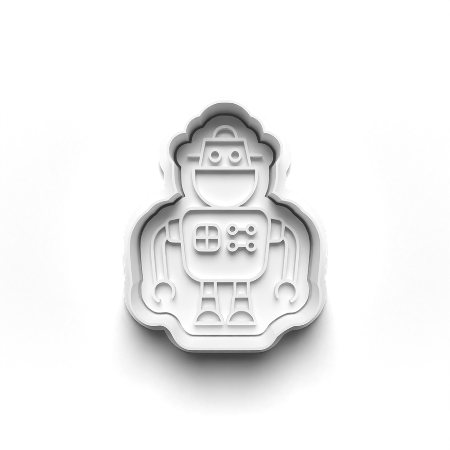 ROBOTLAR KURABİYE KALIBI KESİCİ VE DAMGASI 3D-0565_3
