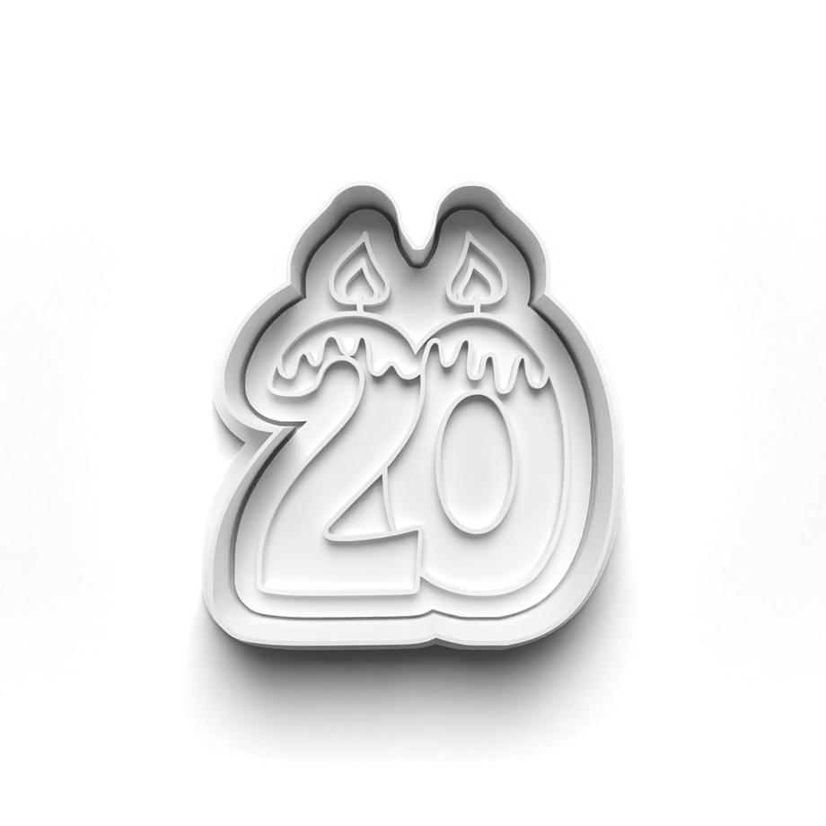 DOĞUM GÜNÜ NUMARALARI KURABİYE KALIBI KESİCİ VE DAMGASI 3D-0418_20