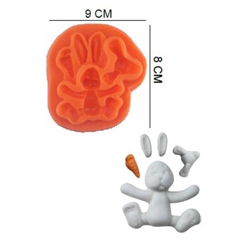 HG-416 SEVİMLİ TAVŞAN UZUN KULAK SİLİKON KALIP 6 X 6cm | AdanaPastaMalzemeleri.com
 HG-416 SEVİMLİ TAVŞAN UZUN KULAK SİLİKON KALIP 6 X 6cm