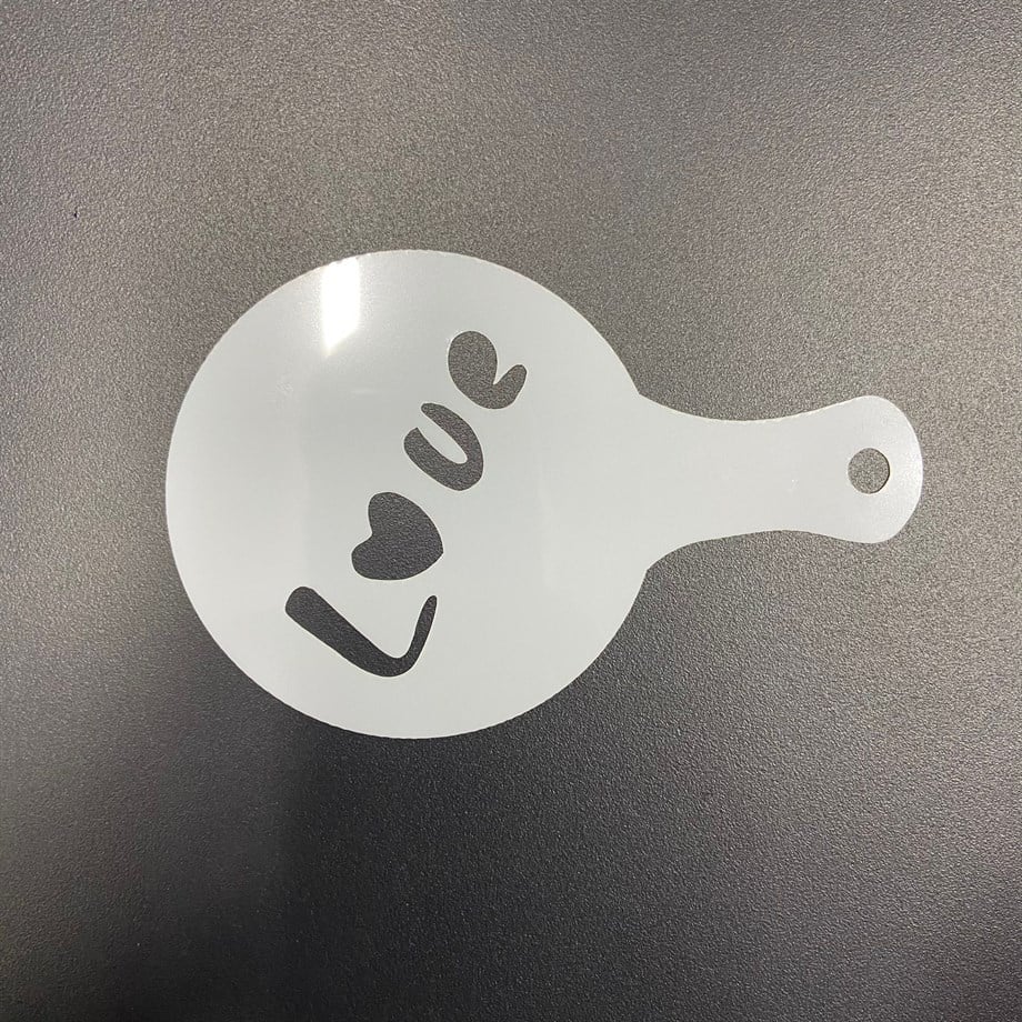 KAHVE ŞABLONU LOVE | AdanaPastaMalzemeleri.com KAHVE ŞABLONU LOVE