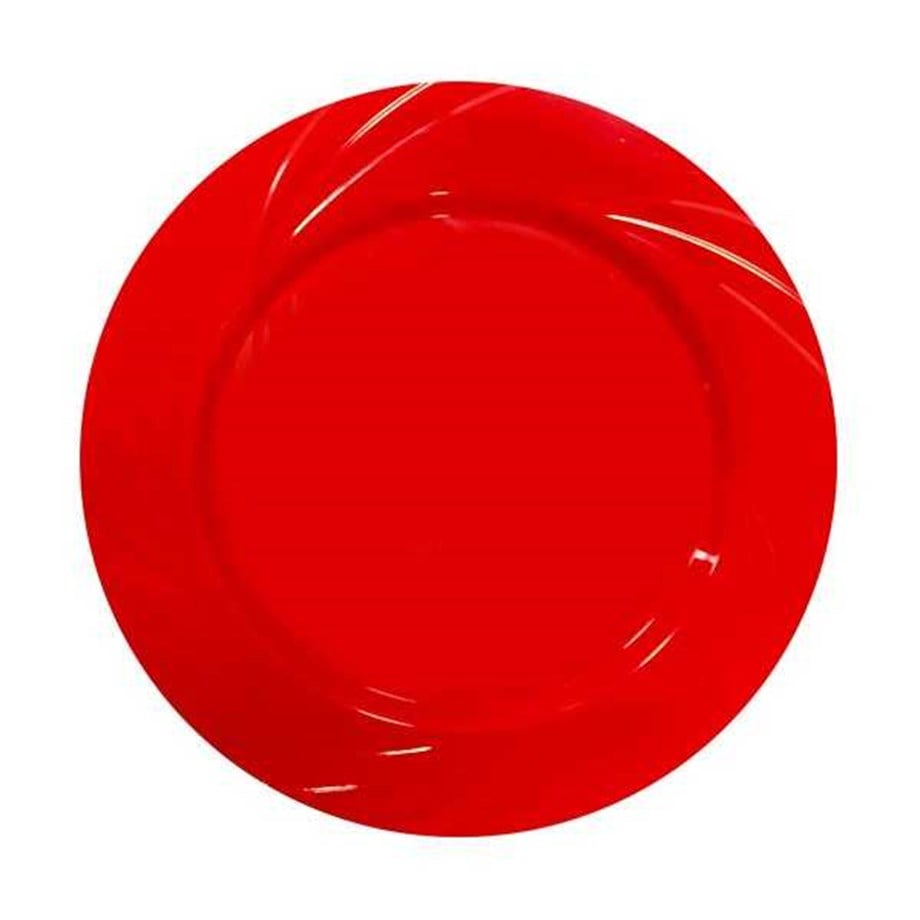 KRİSTAL TABAK KIRMIZI 23 CM 6 ADET | AdanaPastaMalzemeleri.com KRİSTAL TABAK KIRMIZI 23 CM 6 ADET