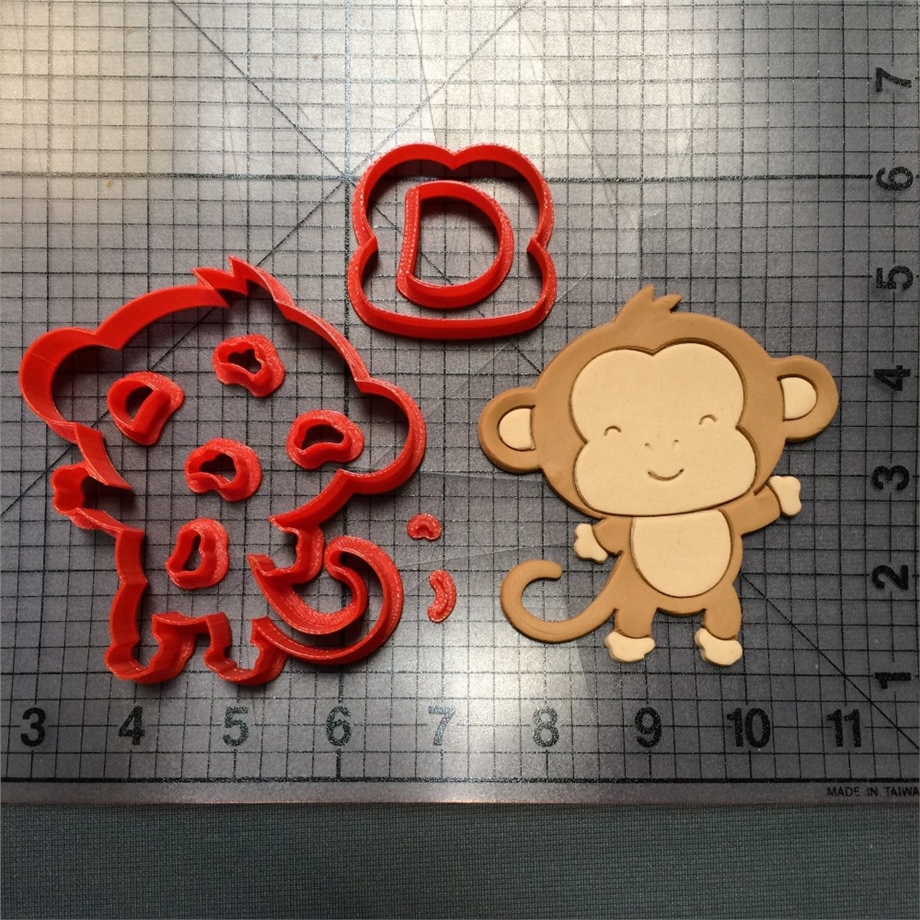MAYMUN SAFARİ KURABİYE KALIBI KESİCİ 8 CM