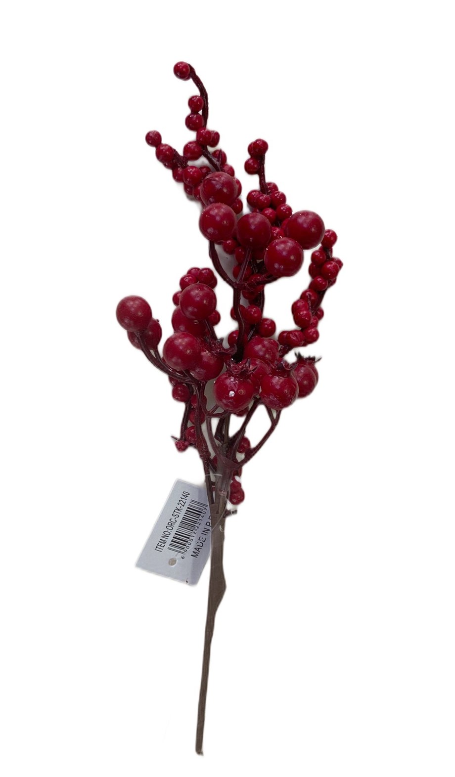 ORC-STK-22140 KIRMIZI BERY KİRAZ/25 CM YILBAŞI | AdanaPastaMalzemeleri.com ORC-STK-22140 KIRMIZI BERY KİRAZ/25 CM YILBAŞI