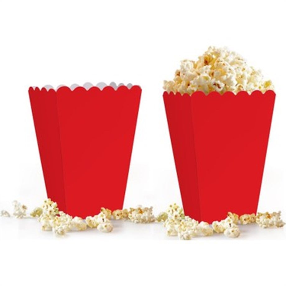 POPCORN KUTU KIRMIZI 10 ADET