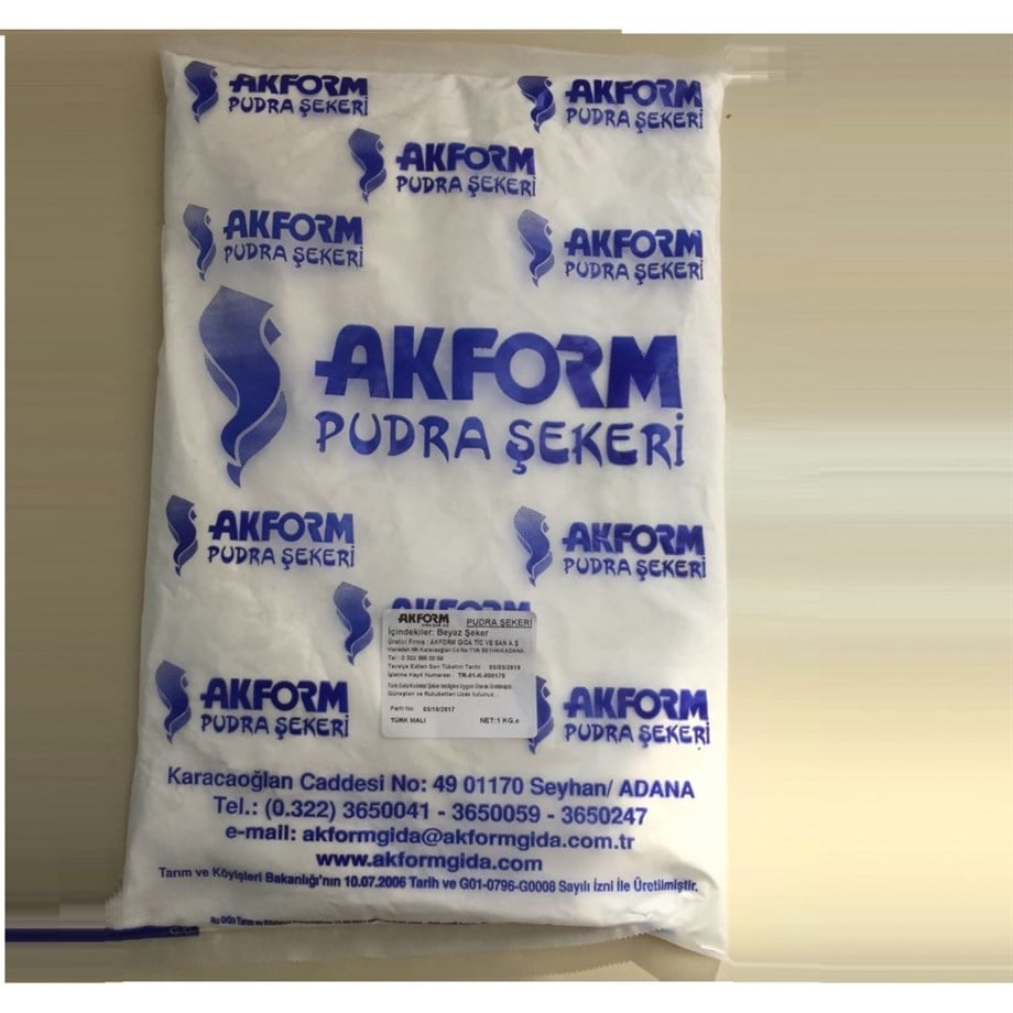 PUDRA ŞEKER 1 KG AKFORM