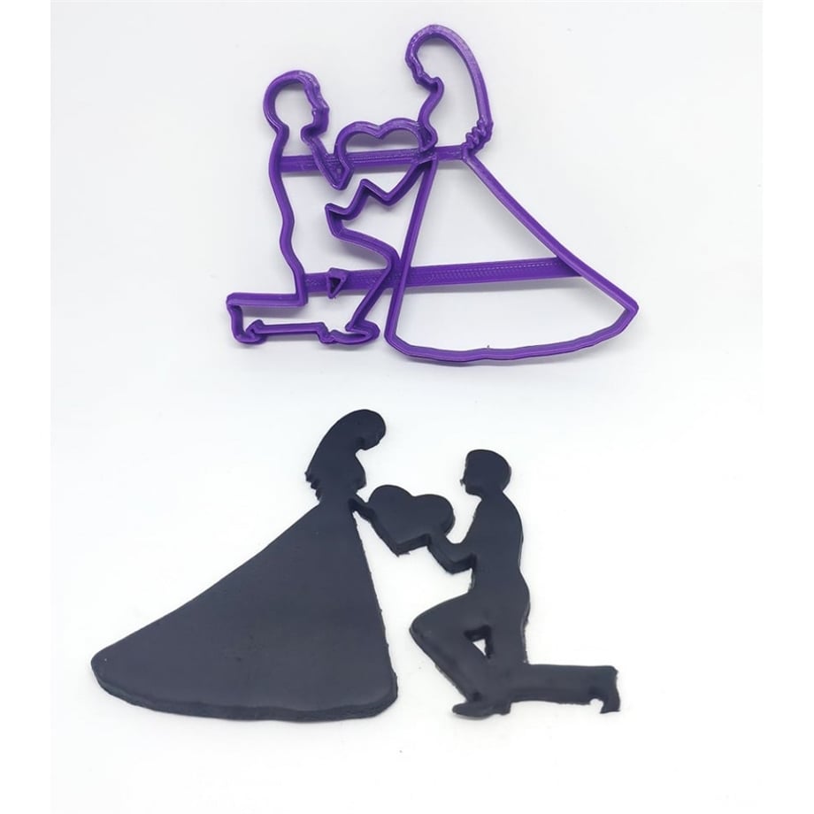 SEVGİLİLER GÜNÜ ERKEK & KADIN KALIBI 10 CM