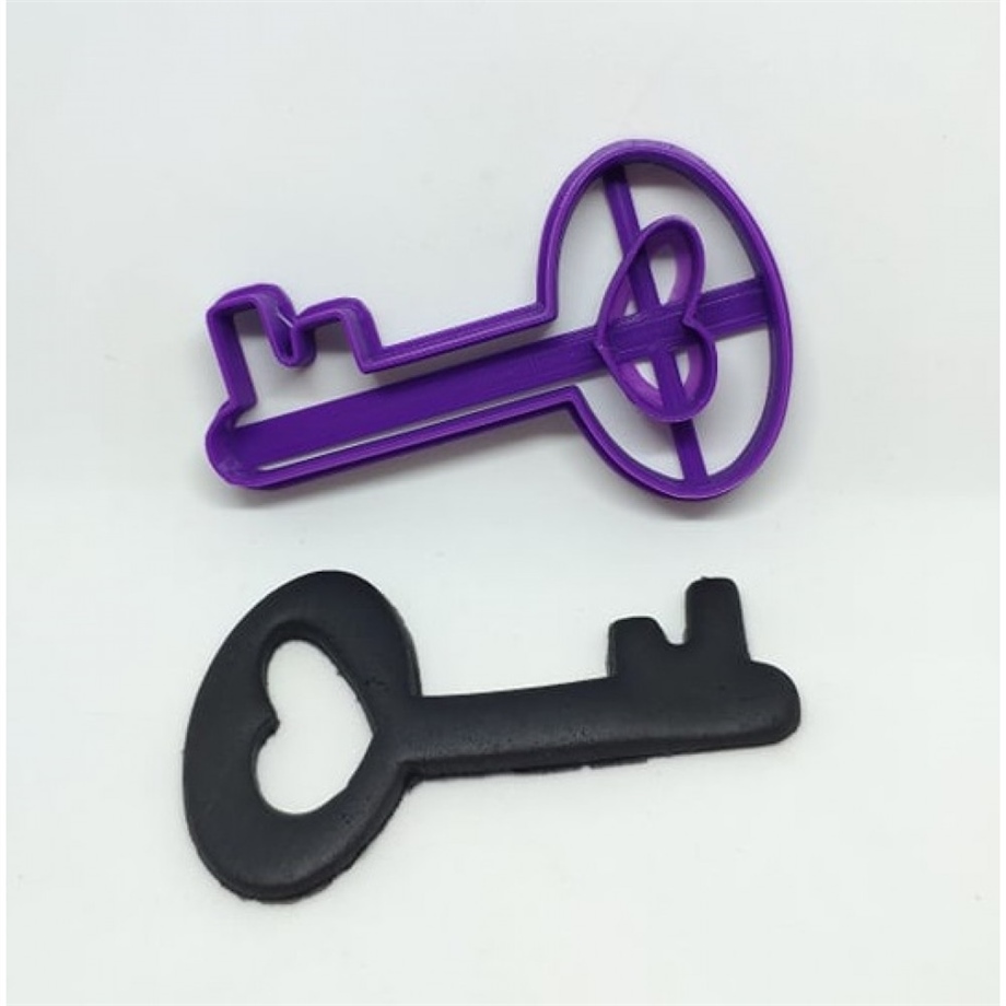 SEVGİLİLER GÜNÜ KALP ANAHTAR KALIBI 10 CM