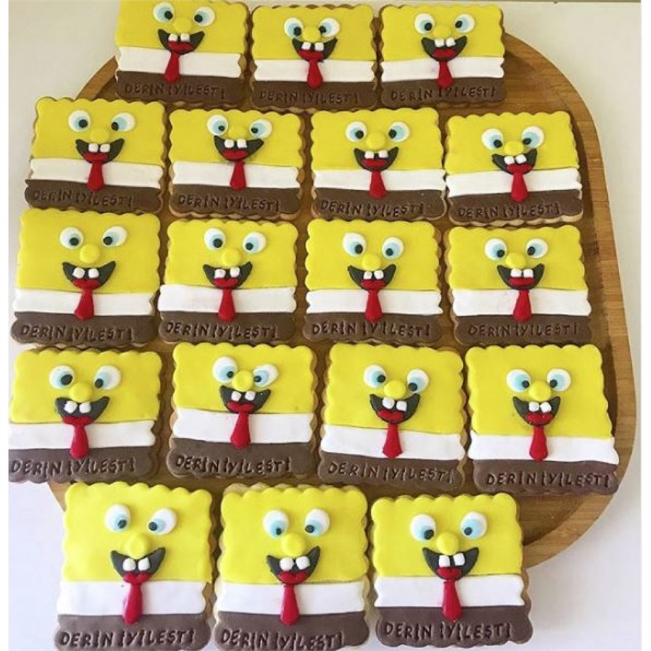SPONGE BOB SÜNGER BOB KURABİYE KESİCİ KALIBI