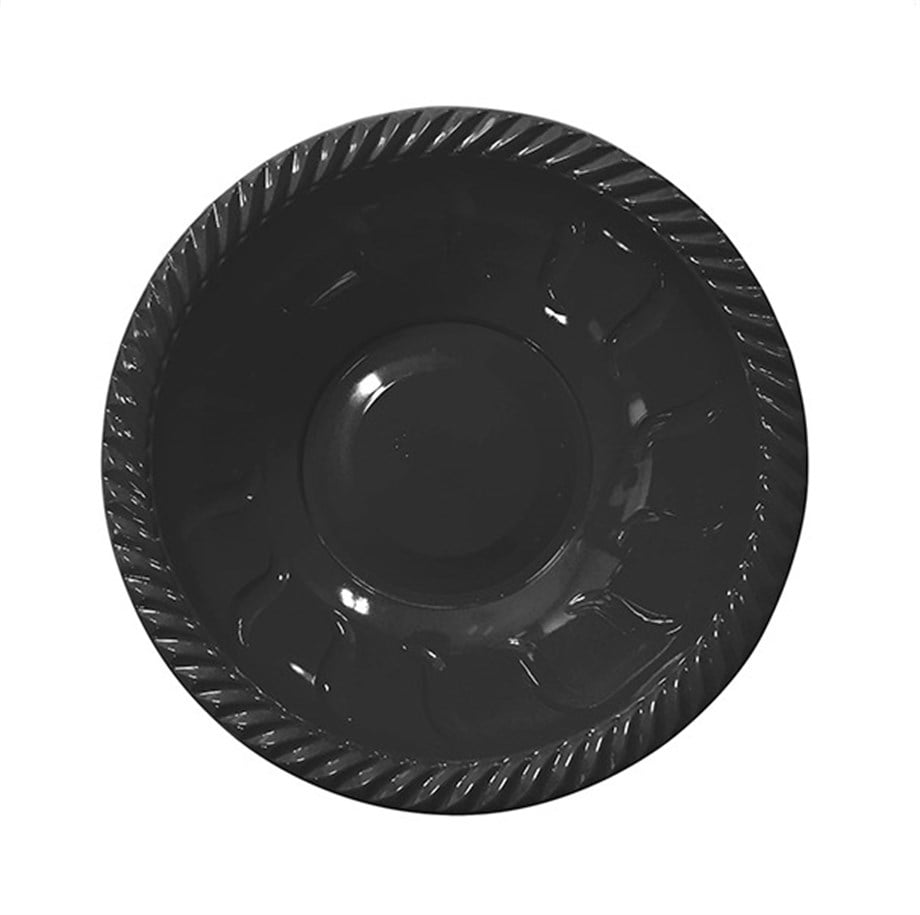 TABAK PLASTİK KASE SİYAH 6 AD