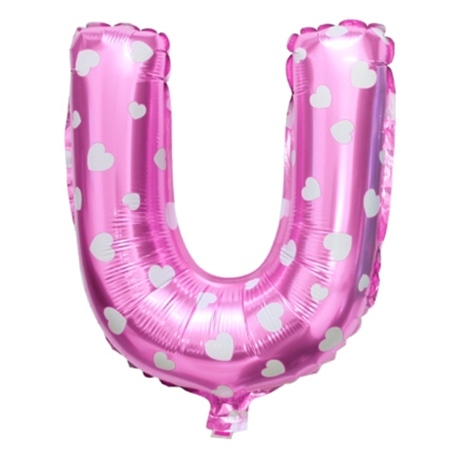 V PEMBE 16 İNCH FOLYO BALON