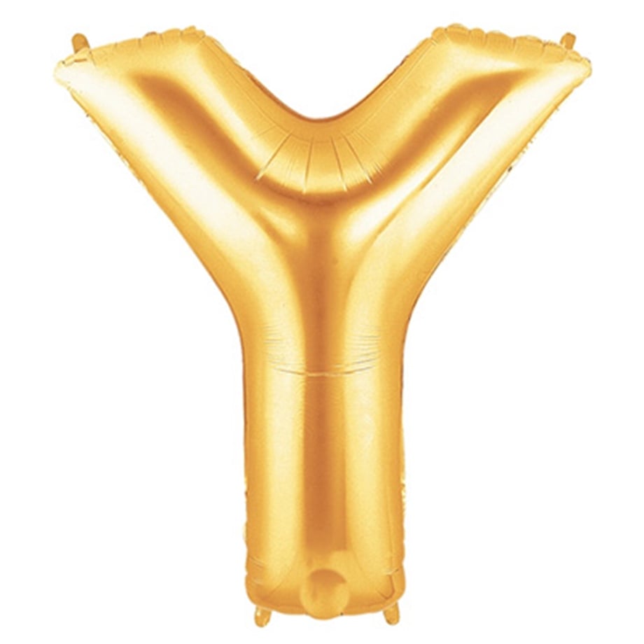 Y GOLD 16 INCH FOLYO BALON