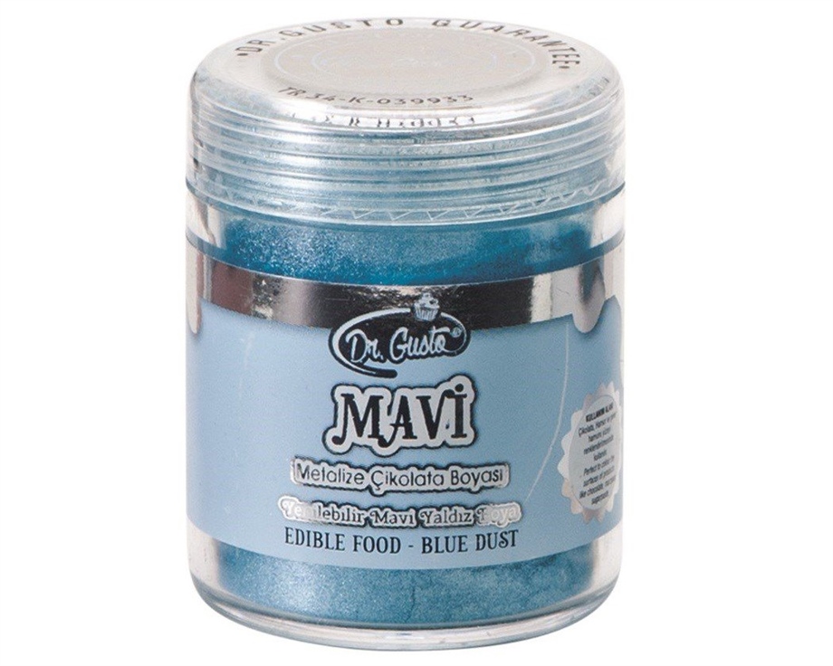YENİLEBİLİR YALDIZ BEBE MAVİ 10 GR