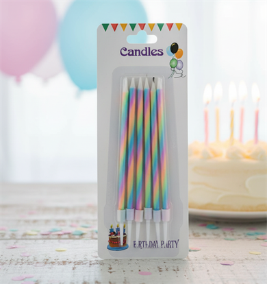 ERT-MUM-104 MUM MAKARON GÖKKUŞAĞI RENKLİ 6 ADET