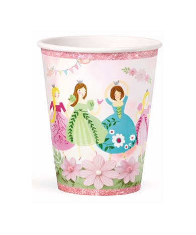 BARDAK PRENSESLER TEMALI 8 OZ 8 ADET