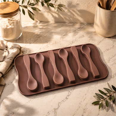 ÇİKOLATA KALIBI - SİLİKON - KAŞIK KAK-15