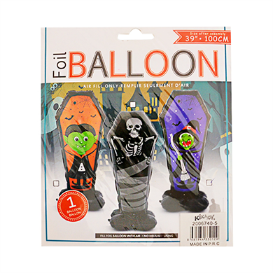 HALLOWEEN FOLYO BALON - TABUT - 2006740-5
