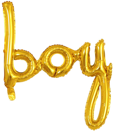 BOY GOLD FOLYO BALON 60 X 69 CM