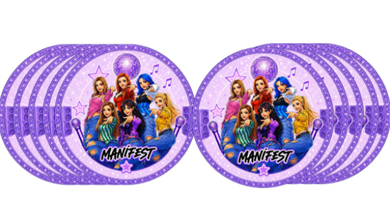 TABAK MANİFEST 23 CM 8 ADET MFM