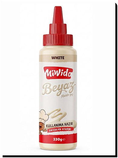 MİWİDA BEYAZ ÇİKOLATA SOS PANKEK WAFFLE KREP SOSU 330 GR