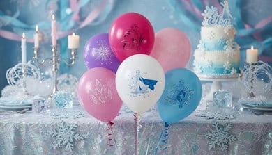 12 INCH FROZEN 2 LİSANSLI BASKILI 6 ADET BALONEVİ
