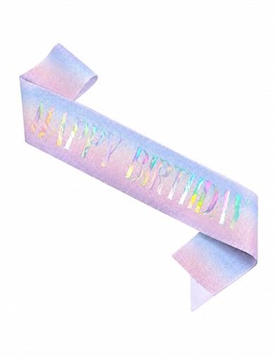 KUŞAK SİMLİ GEÇİŞLİ HAPPY BİRTHDAY VARAKLI BRS-4849