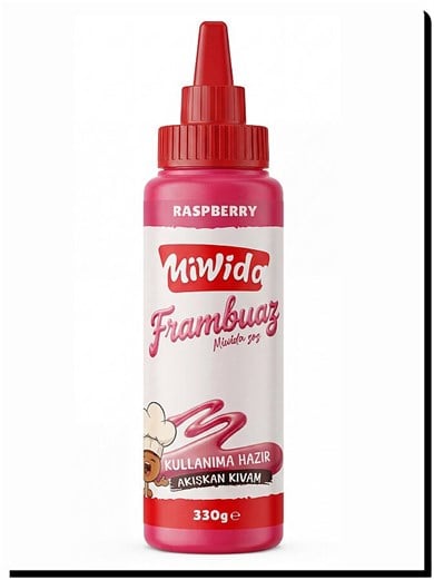 MİWİDA FRAMBUAZ SOS PANKEK WAFFLE KREP SOSU 330 GR