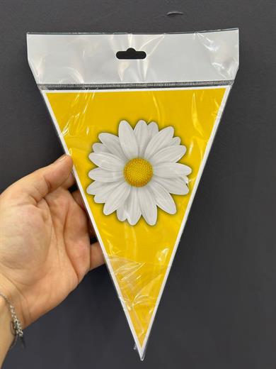 ÜÇGEN FLAMA PAPATYA TEMALI