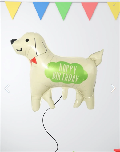 HAPPY BIRTHDAY DOG KÖPEK FOLYO BALON 76 X 70 CM 7371