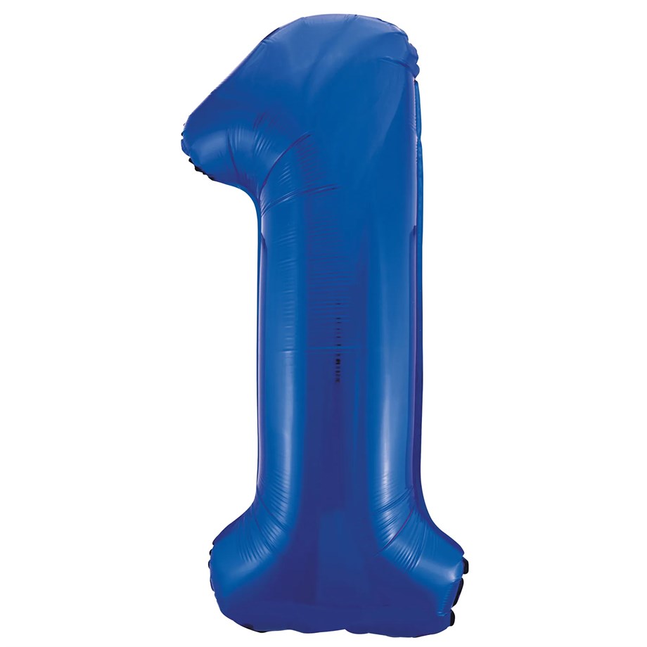  1 MAVİ 34 INCH FOLYO BALON