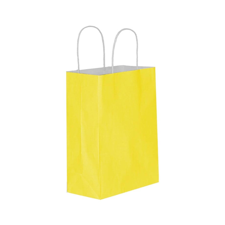  18*24 KRAFT ÇANTA DÜZ SARI 