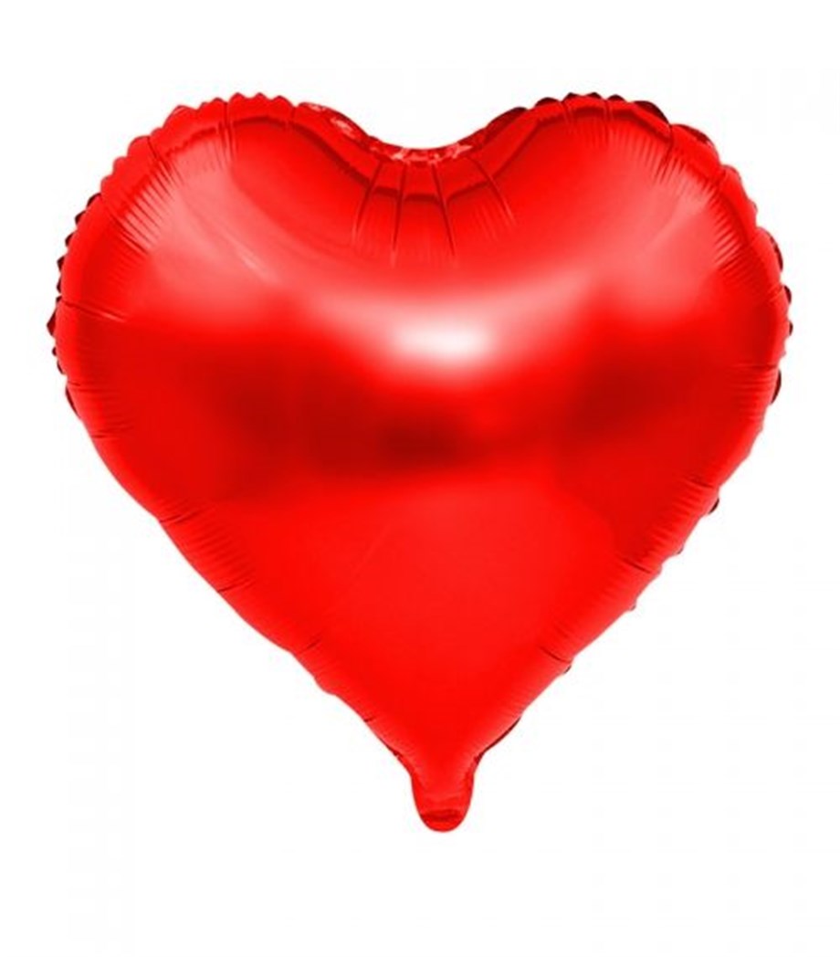  24 INCH KIRMIZI KALP BALON FOLYO