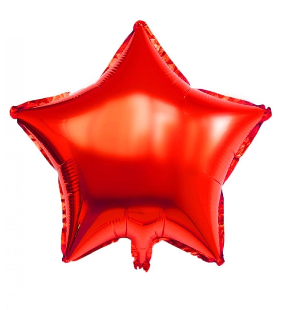  24 INCH YILDIZ KIRMIZI FOLYO BALON