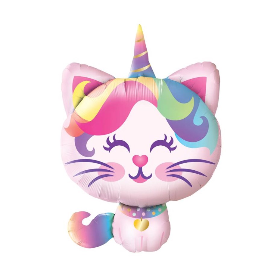  92X60 CM CAT  UNICORN FOIL BALLOON-9710