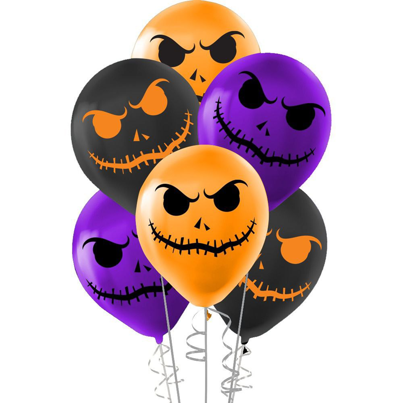  BALON HALLOWEEN CADILAR BAYRAMI BASKILI 10 ADET