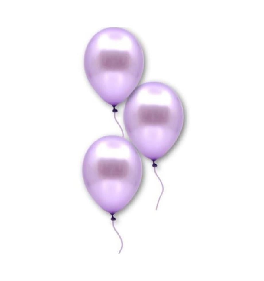  BALON METALİK AÇIK VİOLET 10 ADET