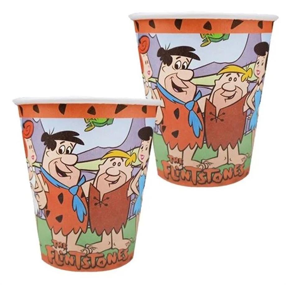  BARDAK TAŞ DEVRİ Flintstones 8 ADET 
