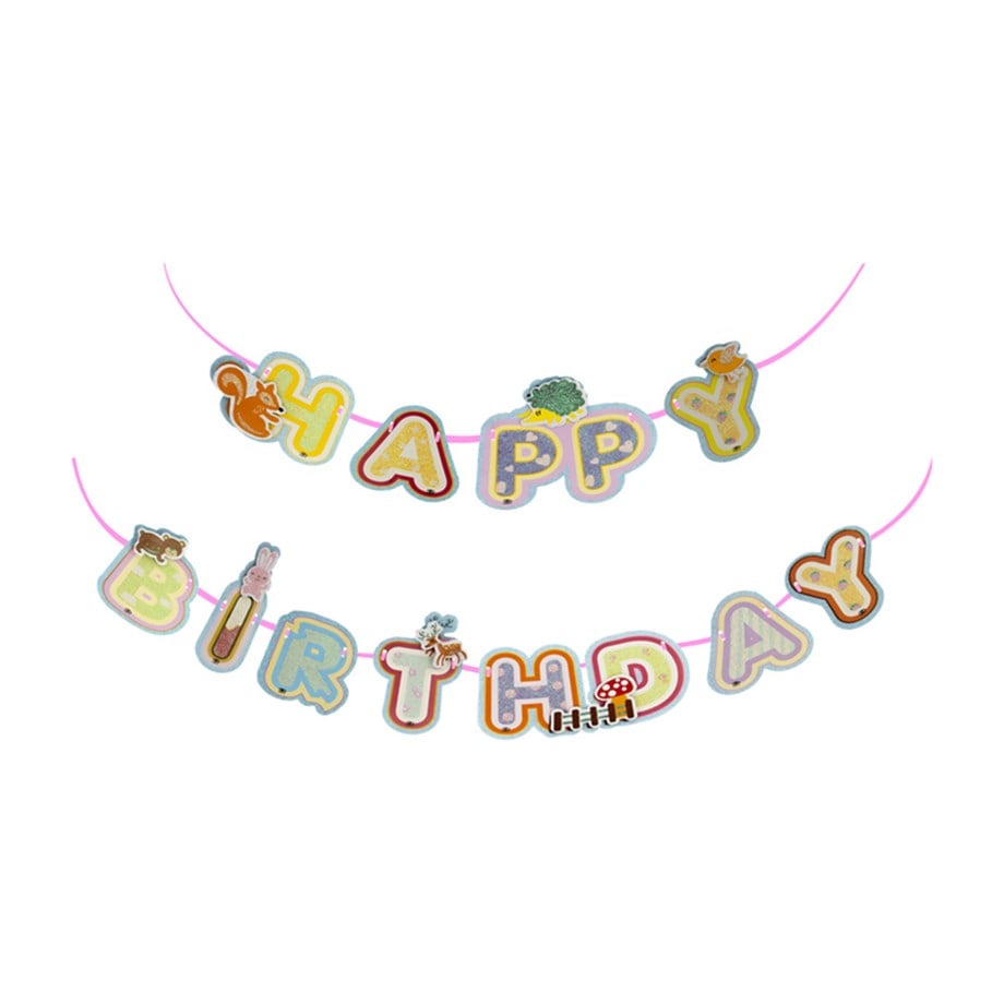  BNR-30 HAPPY BIRTHDAY HARF AFİŞ -SİMLİ