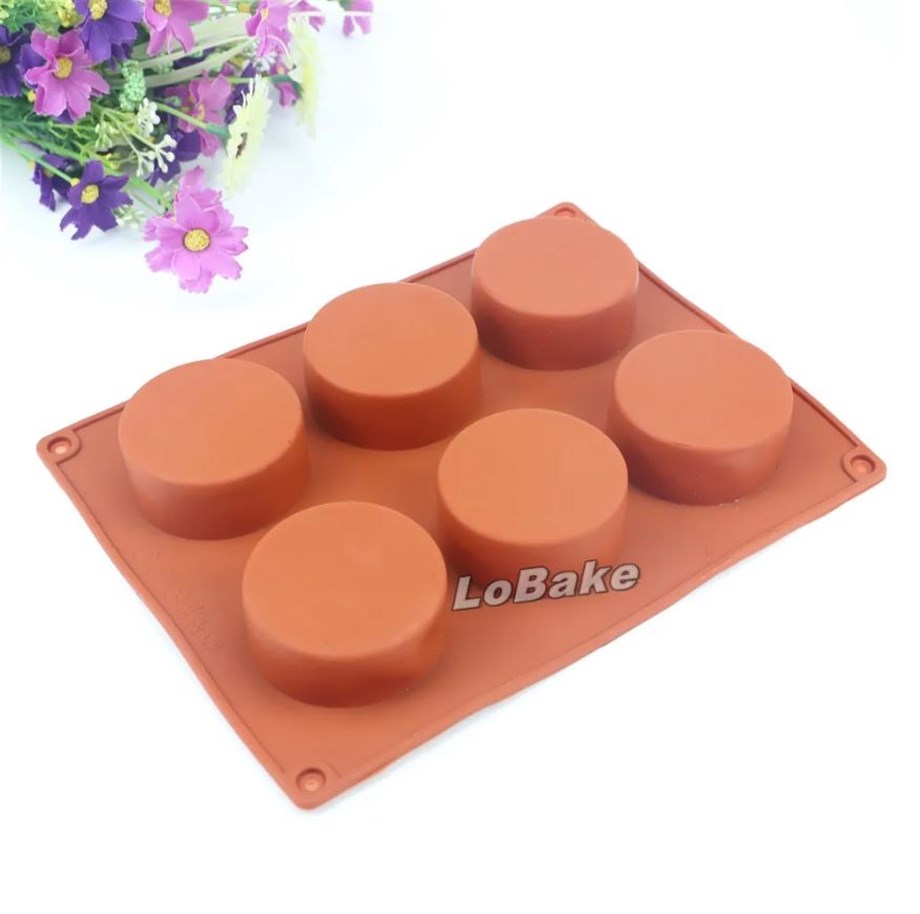  BT-042  6 LI YUVARLAK SİLİKON KALIP 5 CM H:2 CM