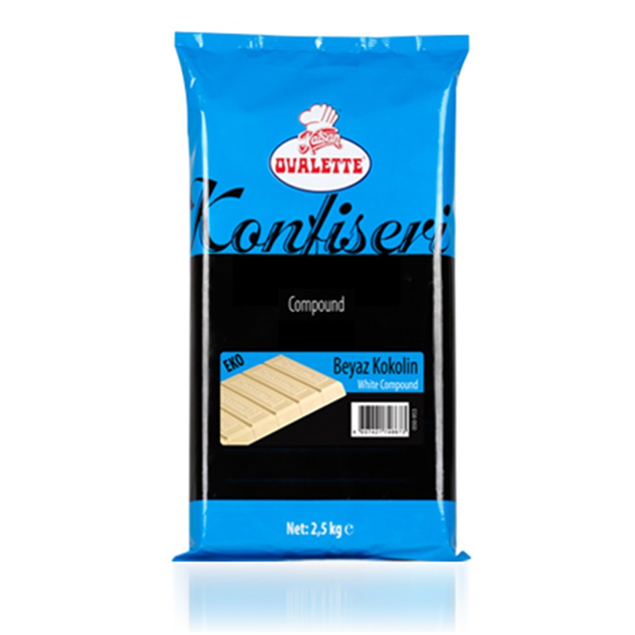  EKO KÜVERTÜR KOKOLİN FİLDİŞİ OVALETTE 2.5 KG